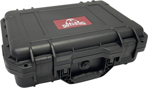 Sutekus Hard Pistol Case, Waterproof Handgun Carrying Case with Foam for Gun Accessories