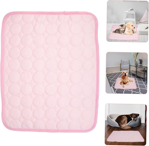 Lightweight Pet Cooling Mat for Dogs - Breathable Cushion for Hot Weather Rest
