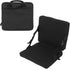 Ddewing Outdoor Folding Chair Cushion Black Zippered Pocket Square Chair Cushion Portable Handle Adjustable Floor Chair