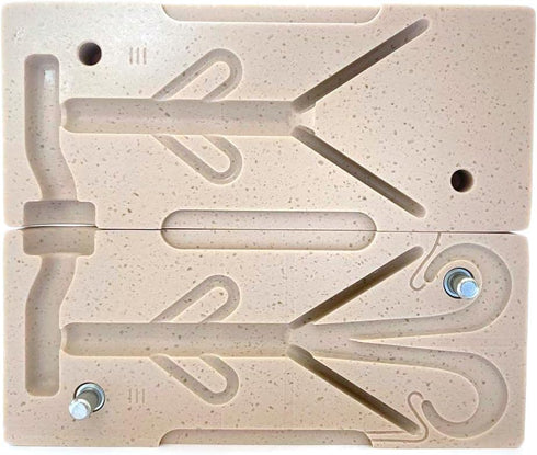 4'' Smedioks Premium Soft Plasti Mold Lure Making Injection Molds Fishing Lures Zoom Brush Hogs