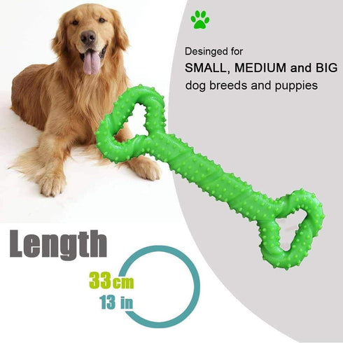 Durable 13 Inch Bone Shape Dog Chew Toys, Extra Large Tug Toy for Aggressive Chewers, Medium and Large Dogs