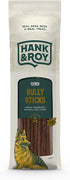 Hank & Roy Bully Sticks, 12" - 4 Pack, All-Natural Chews for Large Breed Dogs and Aggressive Chewers