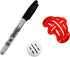 Line M Up Pro Precision Golf Ball Alignment Tool, Putt Positioning Ball Marker & Sharpie