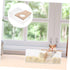 STOBOK 1pc Box Hamster Sandbox Cage Animal Toy Train Toys Small Container Bath Stuff Gerbil Shelf Water Clear Hamster