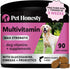 Pet Honesty Dog Multivitamin Max Strength - 15 in 1 Dog Vitamins for Health & Heart with Fish Oil, Glucosamine,