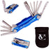 VeloChampion 14 in 1 Blue Multifunctional Bike Repair Tool, Compact with Storage Case