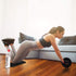 HolaHatha Compact Exercise Fitness Ab Roller Wheel Equipment with Handles for Home Gym and Core Building Workout