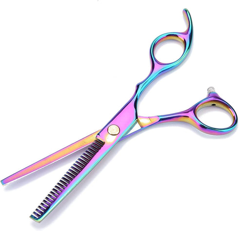 Dog Grooming Scissors - Pet Hair Trimmer Thinning Cut, Azz Scilab Professional Dog Hair Cutting Scissors, Blue