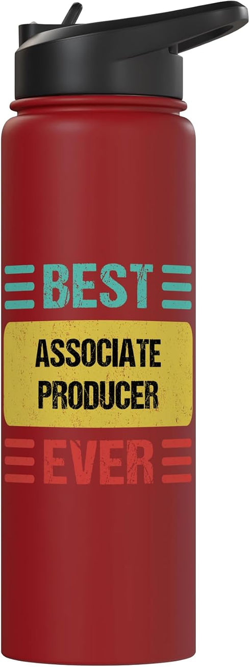 Associate Producer Shirts & Gifts Associate Producer Stainless Steel Insulated Water Bottle
