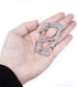 TACRAY Stainless Steel Carabiner Keychain Clip, Anti-Lost Quick Release, Multitool Keychain with Bottle Opener