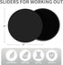 Sliders for Working Out - Exercise Sliders Disc, Core Sliders for Working Out 2PCS (Black)