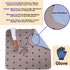 Pads,41x41 Inch (Pack 2) SincoPet Washable Dog Pee Pads with Puppy Grooming Gloves,Puppy Pads,Reusable Pet Training