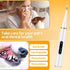 5 IPX6 Dog Tartar Remover for Teeth, Dental Tools to Remove Plaque and Tartar, Pet Teeth Cleaning Kit with LED Light