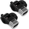 Whistle, 2 Packs Plastic Sports Whistles with Lanyard, Loud Crisp Sound for Coaches and Referees