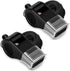 Whistle, 2 Packs Plastic Sports Whistles with Lanyard, Loud Crisp Sound for Coaches and Referees