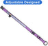 Pawtitas Lumberjack Padded Martingale Collar for Dogs, Soft Neoprene with Reflective Band, Medium Orchid