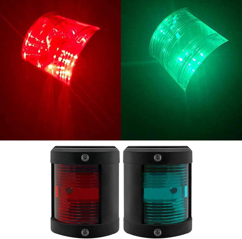 ISURE MARINE 90 IP66 Boat Green Starboard and Red Port Side Black Stern LED Navigation Light Anchor Signal Mast Light