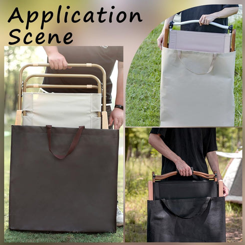 615*1000mm GORGECRAFT Camping Chair Bag Black Camp Chairs Replacement Bag Folding Chair Storage Bag Outdoor Protective