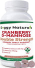 Cranberry D-Mannose for Dogs and Cats, Urinary Tract Infection Support, Double Strength Tablet, 150 Count