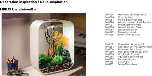 BiOrb 46094.0 Sea Fan, Small Orange Aquariums