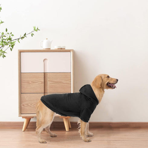 BINGPET Dog Hoodies - Fleece Lined Sweatshirt for Small, Medium, Large Dogs & Cats