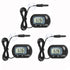 AQUANEAT Aquarium Thermometer, Digital Fish Tank Temperature Test, Large LCD Display (3 Packs)