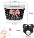 Kids Bike Basket for Girls and Boys, Bicycle Basket with Bell, Stickers, Sunglasses, and Wheel Spokes Accessories