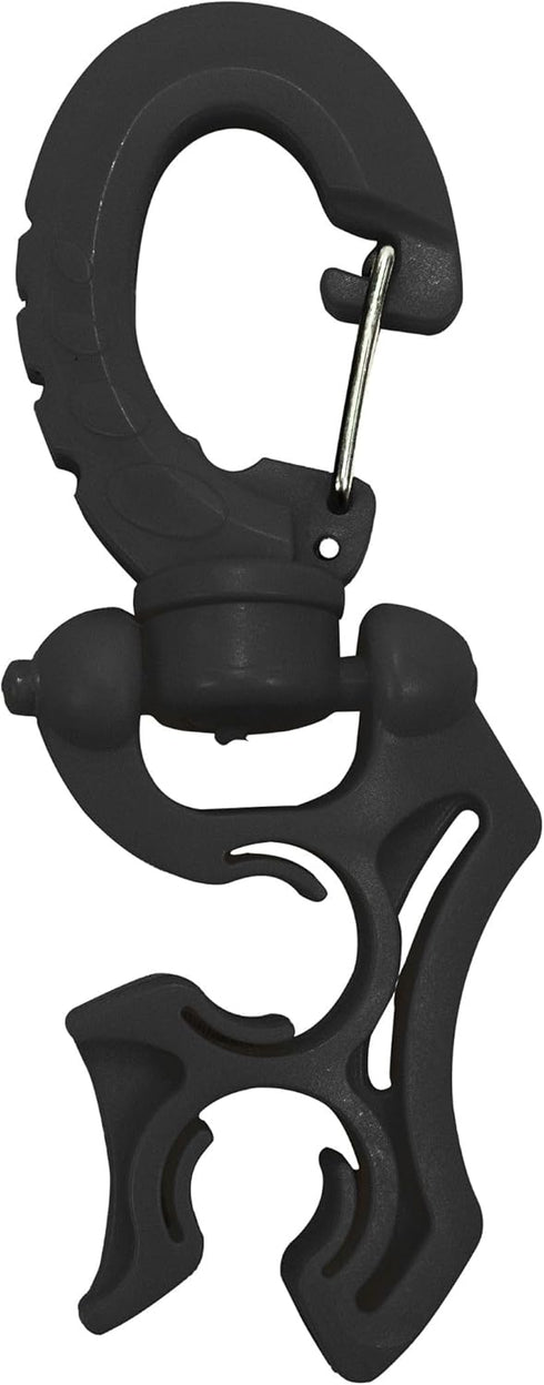 Scuba Choice Double Hose Holder Clip, Durable & Lightweight, Easy Snap-On Design for Tangle-Free Diving