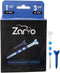 Zario Golf Tees 3 1/4 inch with 1 1/2 inch Combo, Near Unbreakable Plastic Golf Tees - 50 Count