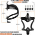 Ibera Bike Water Bottle Holder, Lightweight Aluminum Cage, Quick Access for Standard & Oversized Bottles
