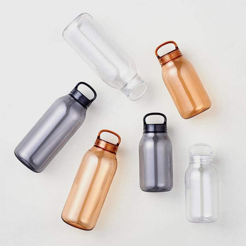 KINTO 20391 Water Bottle, 16.9 fl oz (500 ml), Clear, Lightweight, Dishwasher Safe