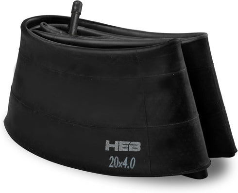 HEB Heavy Duty Bike Tube for Ebike Tires - Puncture Resistant Inner Tube for 20x4 Bike Tire