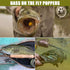 XFISHMAN Popper-Flies for Fly Fishing, Topwater Bass Panfish Bluegill Poppers Flies Bugs Lures