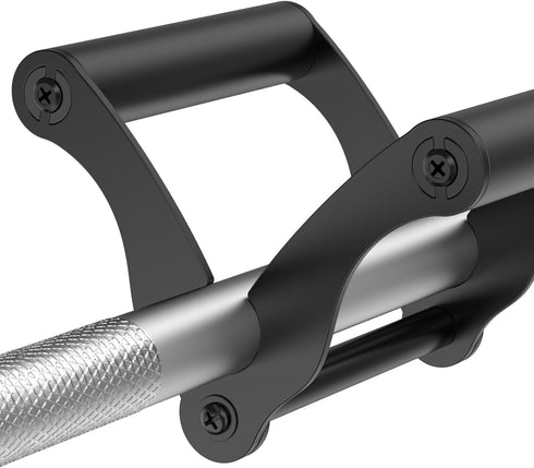 V Bar Row Landmine Handle Attachment for Barbell - Solid Double D Handle with Non-Slip Rubber Grip