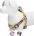 Blueberry Pet Step-in Dog Harness - Small, Adjustable, Loving Daisy Prints, Chest Girth 16.5" - 21.5"