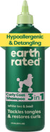 Earth Rated Dog Detangler Shampoo & Conditioner, Hypoallergenic 3-in-1 for Dogs &
