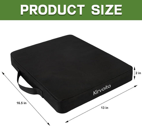 2 Pack, Multi-Functional Stadium Seat Cushions Waterproof Oxford Filled with High Resilence Sponge, for Any Outdoor