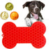 Quaziret 2Pcs Lick Mat | Bone-Shaped Licking Mat for Dogs & Cats | Peanut Butter Lick Pads for Boredom Reducer Perfect