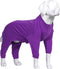 Lovelonglong Dog Pajamas - Lightweight Pure Cotton Jumpsuits for Large Medium Small Dogs, Stylish PJS, Purple S