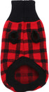 Turtleneck Dog Argyle Sweater for Medium Dogs