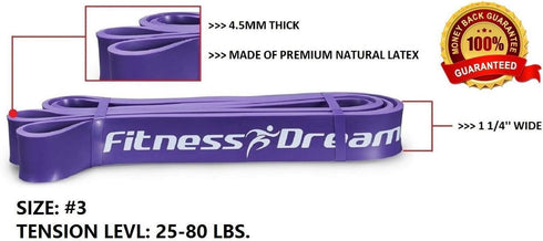 Fitness Dreamer Resistance Bands for Workout, Exercise, and Training