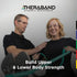 THERABAND High Resistance Bands - Set of 2 Elastic Super Bands for Flexibility & Workouts