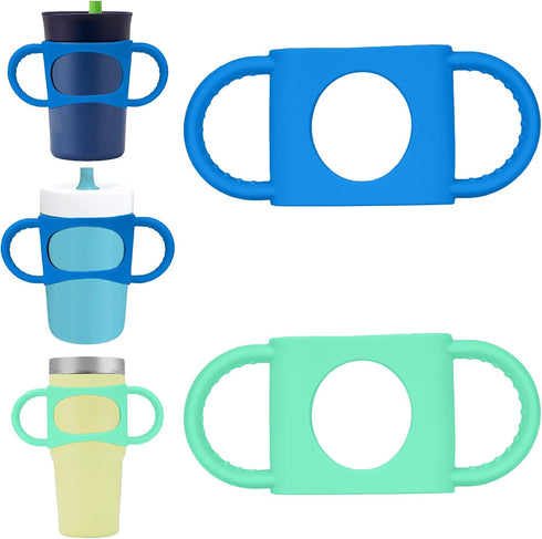 NiHome 2PCS Silicone Dual-Handle Tumbler Grip Compatible with 14oz Stanley Tumblers, Accessories