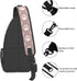 Stylish Sling Bag for Women Men, Casual Backpack Crossbody Chest Shoulder Bag for Gym Sports Travel Hiking