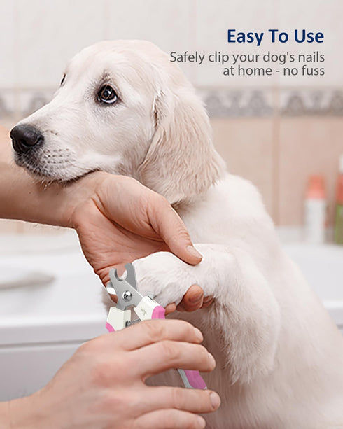 U10.1, Trimmer WePet Dog Nail Clippers Dog Nail Large Breed with Quick Sensor, Razor Sharp Blade Professional Pet Nail