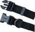 Classic Nylon Webbing Adjustable Dog Collars,Soft and Smooth Traditional 3/4 Inch Wide Dog Collars with Quick Release Buckle for Medium Dogs. (Medium, Black)