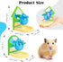 (1PC) Rat Foraging Toy Enrichment Food Toys Puzzle Treat Dispensing Slow Feeder with Mirror Intelligence Growth Cage