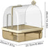 Generic Settings Indoor Bird Cage Bath, Stand Bathtub Perch, Automatic Shower Mode Bird Bath with Chew Proof Material