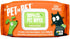 PET N PET 100% Plant Based Dog Wipes - 100 Counts Hypoallergenic Unscented Cleaning Wipes for Pets