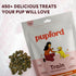Freeze Dried Training Treats for Dogs & Puppies, Pupford 240+ Four Ingredient Bites (Duck & Veggies, 5 oz)